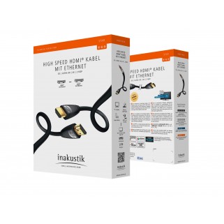 Кабель HDMI Inakustik Star High Speed HDMI Cable with Ethernet 0,75m