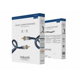 Сабвуферный кабель Inakustik Premium Audio Mono SUB 2,0m