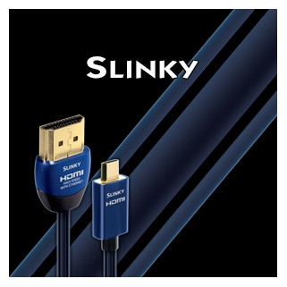 HDMI кабель AUDIOQUEST 2.0m HDMI Slinky MHL + Adapter 