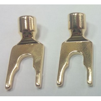 Акустическая вилка MT-Power Gold plated Spade Lugs